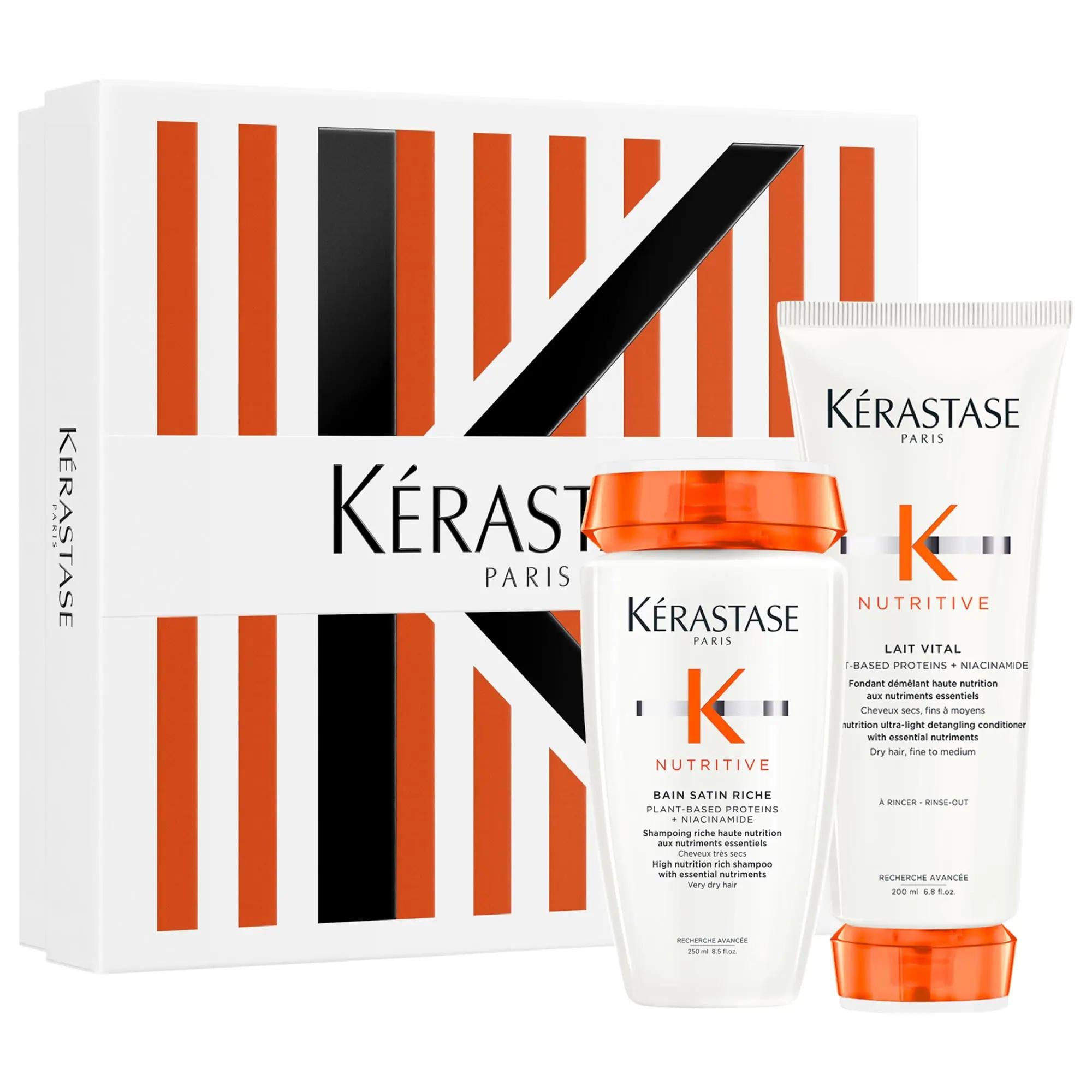 Nutritive Hydrating Shampoo & Conditioner Haircare Set: Intense Moisture, Shine & Detangling for Dry, Damaged Hair - Plant Protein & Niacinamide Hydrating Shampoo & Conditioner: Dry Hair Treatment for Shine hydrating shampoo and conditioner, dry hair treatment, haircare set for dry hair, moisturizing shampoo, shining hair products, plant protein shampoo, niacinamide hair care, detangling conditioner, shampoo for dry fine hair, conditioner for damaged hair, haircare set, dry hair, damaged hair, shine, smooth
