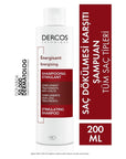 Vichy Dercos Energising Anti-Hair Loss Shampoo - Strengthens Hair, Reduces Shedding, 200ml Vichy Dercos Anti-Hair Loss Shampoo - Strengthens & Volumizes anti-hair loss shampoo, Vichy Dercos shampoo, energizing hair care, reduce hair shedding, hair strengthening shampoo, hair loss solution, volumizing shampoo, gentle shampoo, daily hair care, hair growth stimulation