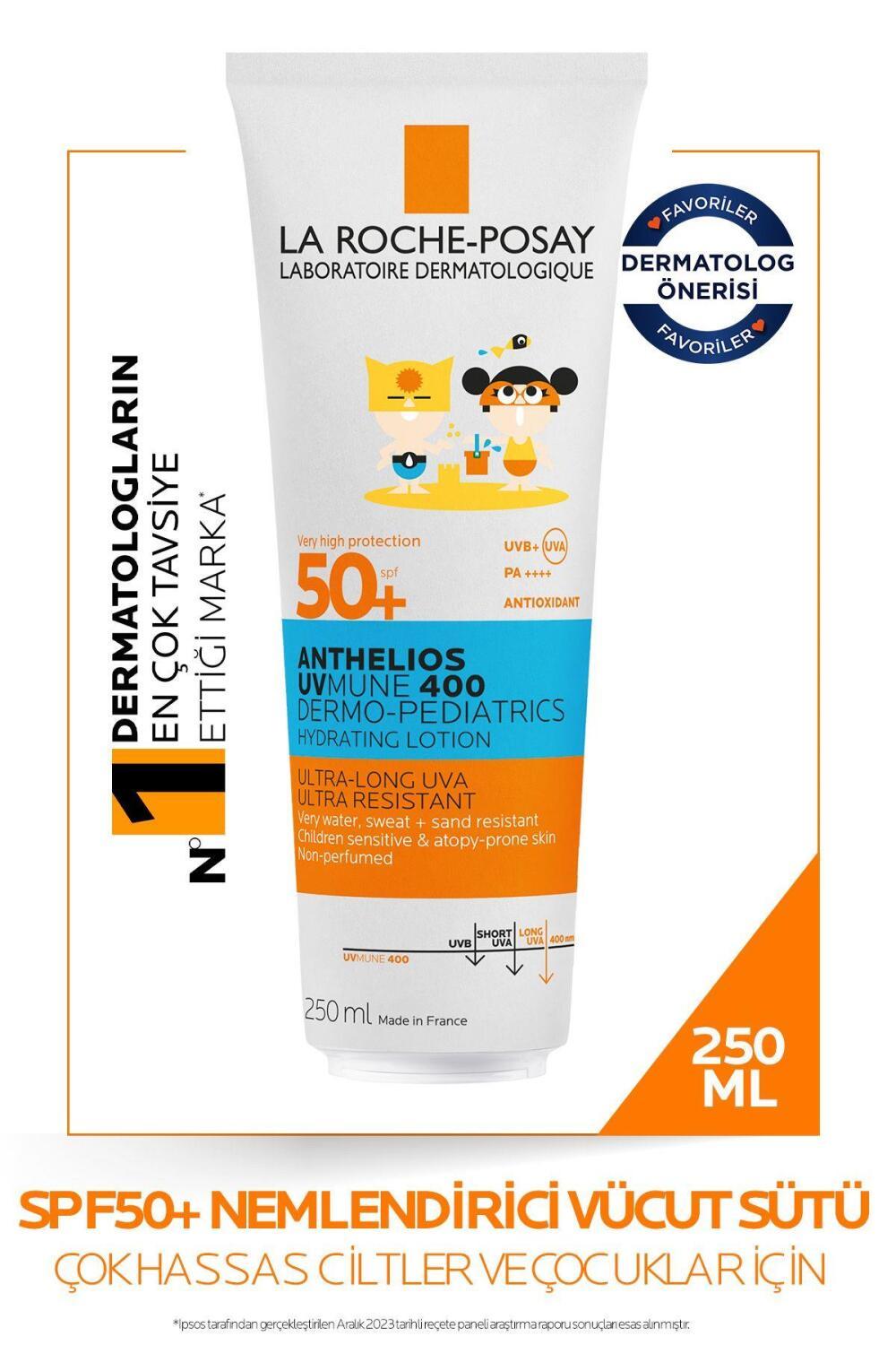 La Roche Posay Anthelios Dermo Pediatrics Hydrating Milk SPF50+ - Fragrance-Free Sunscreen for Kids with Thermal Water La Roche Posay Kids Sunscreen SPF50+ - Hydrating & Fragrance-Free La Roche Posay sunscreen for kids, SPF50+ sunscreen milk, fragrance-free sunscreen, pediatrician-recommended sunscreen, hydrating sunscreen for sensitive skin, children's skincare, sun protection for kids, thermal water sunscreen, non-comedogenic sunscreen, dermatologically tested sunscreen