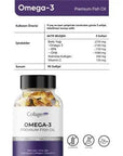 Collagen Forte Premium Omega 3 1000 mg Softgel Capsules - Supports Heart Health & Skin Elasticity Collagen Forte Omega 3 1000 mg Softgels - Heart Health & Skin Support Collagen Supplement, Omega-3 1000 mg, Softgel Capsules, Premium Dietary Supplement, Omega-3 Fatty Acids, Heart Health Support, Skin Elasticity Support, Joint Health Support, Cardiovascular Health, Brain Function Support, Health and Wellness, Dietary Supplements, Omega-3 Supplements