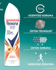 Rexona Women's Peach & Lemon Herb Antiperspirant Spray 150 ml - 72 Hour Protection