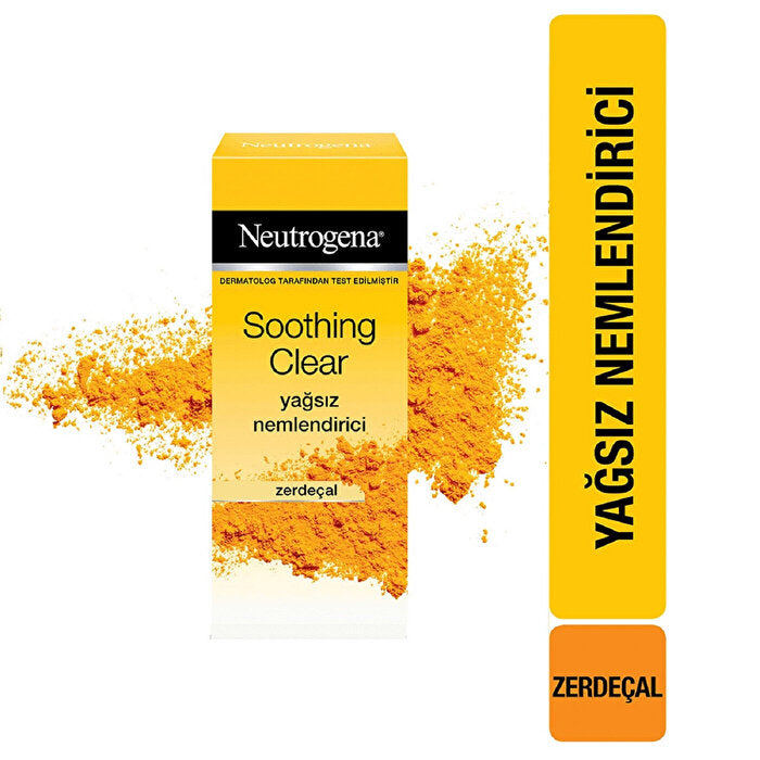Neutrogena Soothing Clear Oil-Free Moisturizer 75ml - Lightweight Formula | Gel Texture
