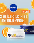 Nivea Q10 Energy Night Cream with Vitamin C - Anti-Aging, Moisturizing Night Care for All Skin Types Nivea Q10 Energy Night Cream - Anti-Aging Skincare Nivea Q10 Energy Night Cream, Vitamin C Night Care, Anti-aging night cream, Moisturizing night cream, Dermatologically tested night cream, Night care cream, Skincare for anti-aging, Q10 Energy, Vitamin C skincare, Nighttime moisturizer, Anti-aging skincare, Skincare routine, Nivea skincare, Face cream, Night cream, Anti-aging face cream