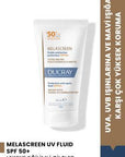 Ducray Melascreen Protective Anti-Spot Fluid SPF50+ - Anti-Aging, Water-Resistant Sunscreen for Sensitive Skin - 1.69 fl oz Ducray Melascreen SPF50+ Sunscreen for Sensitive Skin SPF 50+ sunscreen, anti-spot sunscreen fluid, Ducray Melascreen, sunscreen for sensitive skin, water-resistant sunscreen, anti-aging sunscreen, hyperpigmentation treatment, skin protection, dermatologically tested, pregnancy-safe skincare, breastfeeding skincare
