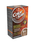 Color&Soin Dark Golden Blond Hair Dye - Natural, Ammonia-Free, 6G Shade with Botanical Extracts - Hair Dye