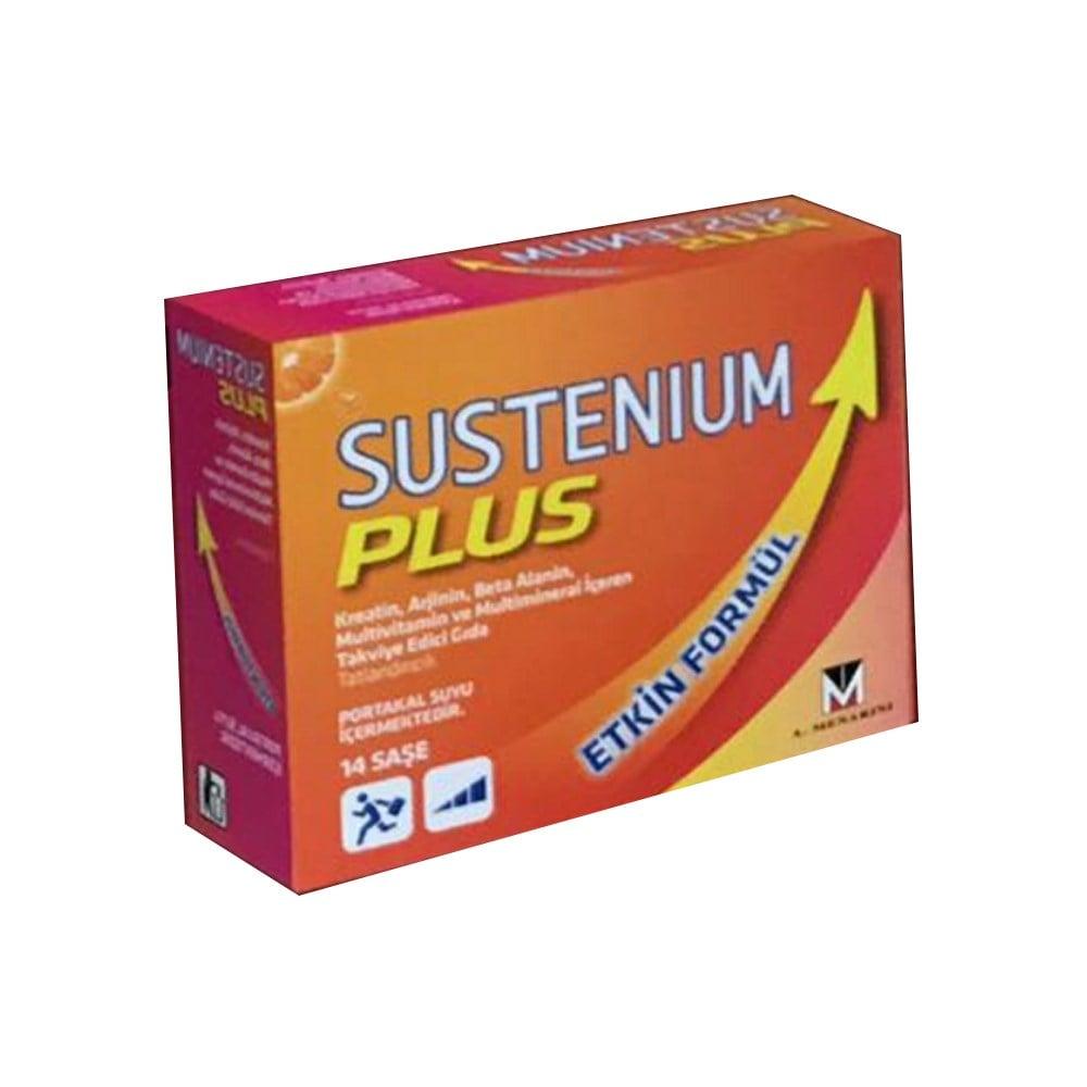Sustenium Plus Dietary Supplement - 14 Sachets - Supports Muscle Performance & Recovery Sustenium Plus Dietary Supplement - Boost Performance & Recovery Dietary Supplement, Sports Nutrition, Vitamins and Minerals, Creatine Supplement, Gluten-Free, Orange Flavor, Fitness Supplement, Health Supplement, Muscle Performance, Recovery Support, Natural Ingredients