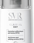 SVR Clairial Day Correcteur Uniformisant Anti-Taches SPF30 Anti-Spot Day Cream - Hypoallergenic Skincare for Uneven Skin Tone SVR Clairial Day Cream SPF30 - Anti-Spot & Hypoallergenic Anti-spot day cream, SPF 30 day cream, Hypoallergenic skincare, UV protection cream, Uneven skin tone correction, Skincare for sensitive skin, Brown spot treatment, Day cream with SPF, Depigmenting complex, UVA+UVB protection, Skincare routine, Facial moisturizer, Neck and décolletage care