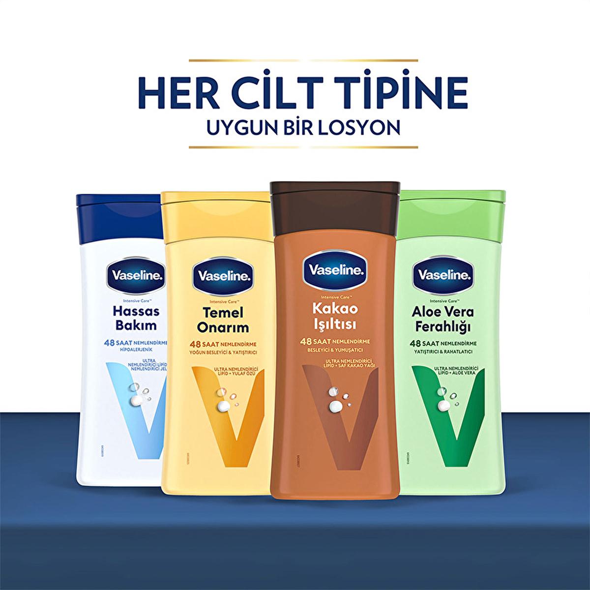 Vaseline Body Lotion for Dry and Sensitive Skin - 48 Hour Hydration, Hypoallergenic & Dermatologically Tested Vaseline Body Lotion - 48 Hour Hydration for Dry Skin Vaseline Body Lotion, Sensitive Skin Care, Dry Skin Moisturizer, Hypoallergenic Body Lotion, Long-lasting Hydration, Body Moisturizer, Skincare for Sensitive Skin, Dry Skin Relief, Moisturizing Lotion, Non-Greasy Lotion