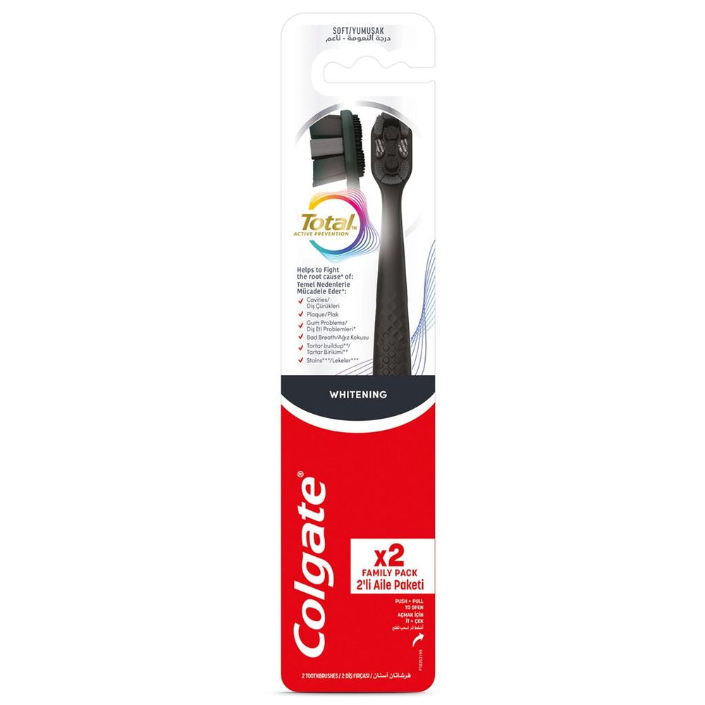 Colgate Total Whitening Soft Toothbrush 2-Pack