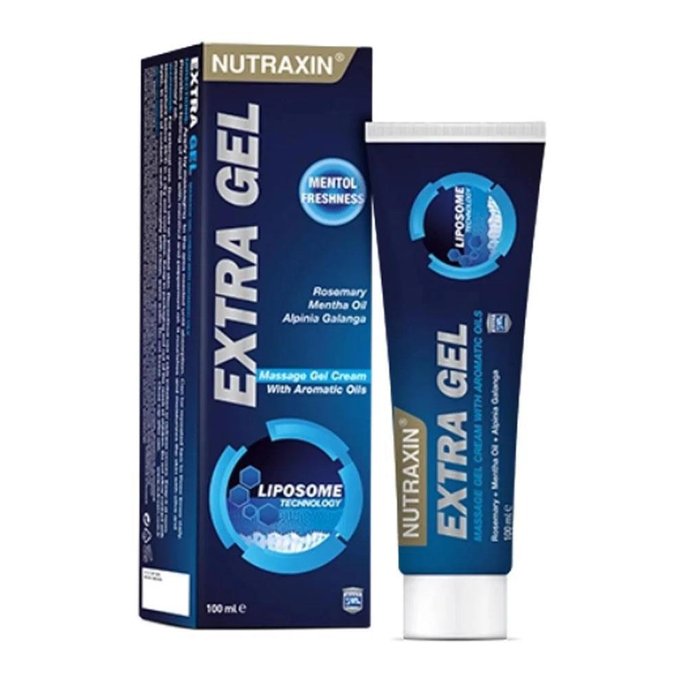 Nutraxin Extra Gel 100ml - Topical Pain Relief Gel with Glucosamine & Herbal Extracts Nutraxin Extra Gel 100ml - Natural Pain Relief topical pain relief gel, glucosamine gel, natural pain relief, joint pain relief, herbal pain relief gel, pain relief solution, muscle pain relief, joint health support, anti-inflammatory, liposomal technology, menthol, methyl salicylate, natural ingredients, easy to use, convenient, athlete recovery, everyday pain relief