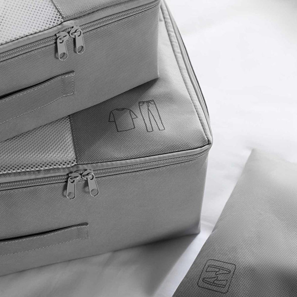 Ocean Home: Ultimate Luggage Organizer Set - Space Saving Travel Packing Cubes, Suitcase Organization - 3 Piece Set Ocean Home Luggage Organizer Set - Space Saving Packing Cubes luggage organizer set, suitcase organizer, travel packing cubes, closet organizer, packing organizers for travel, space saving luggage, baggage organizer, travel essentials, packing cubes, travel organizer, suitcase cubes, closet organization, space saver, travel bags, bag organizer, travel accessories, wardrobe organizer, clothing