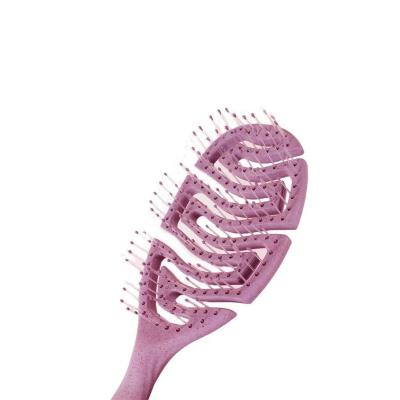 Nascita Eco-Friendly 3D Hair Brush - Recycled Materials, Gentle Detangling for All Hair Types - Pink Nascita Eco-Friendly 3D Hair Brush - Sustainable Hair Care eco-friendly hair brush, recycled hair brush, 3D hair brush, detangling brush, sustainable hair care, hair care tools, sustainable living, recycled materials, pink hair brush, gentle detangling, all hair types