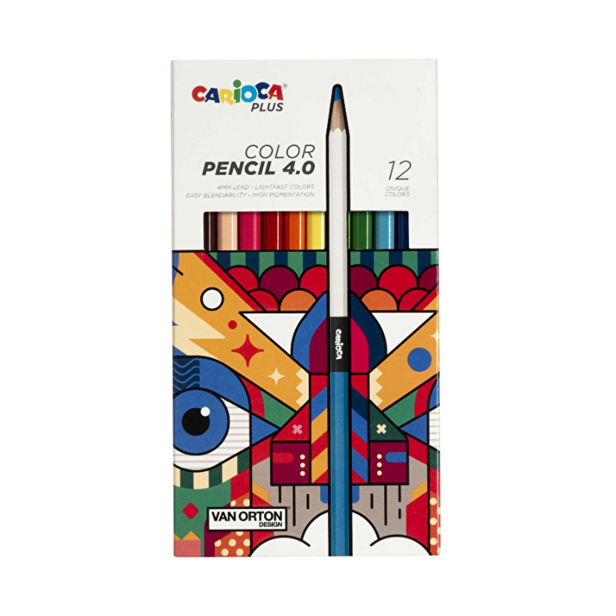 Carioca Colored Pencils, 12-Piece Set - Vibrant Art Supplies for Artists & Educators Carioca Colored Pencils - 12 Vibrant Colors colored pencils, art supplies, drawing tools, coloring pencils, wooden pencils, Carioca, artists, educators, classroom supplies, art classroom, vibrant colors, durable pencils, light-resistant colors