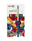 Carioca Colored Pencils, 12-Piece Set - Vibrant Art Supplies for Artists & Educators Carioca Colored Pencils - 12 Vibrant Colors colored pencils, art supplies, drawing tools, coloring pencils, wooden pencils, Carioca, artists, educators, classroom supplies, art classroom, vibrant colors, durable pencils, light-resistant colors