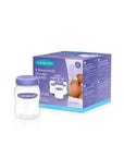 Lansinoh Breast Milk Storage Bottles Set of 4 - BPA Free, Dishwasher Safe, Compatible with Lansinoh Breast Pumps - Baby Care