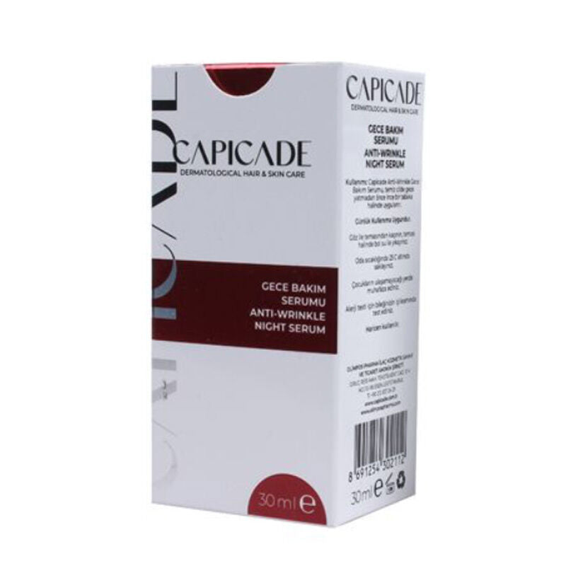 Capicade Night Care Serum Hydrating Anti-Aging Formula 30 ml
