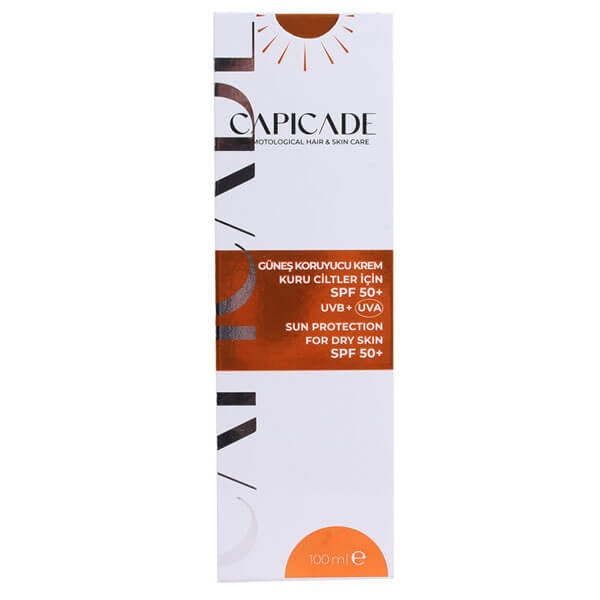Capicade SPF 50+ Sunscreen Cream for Dry Skin 100 ml