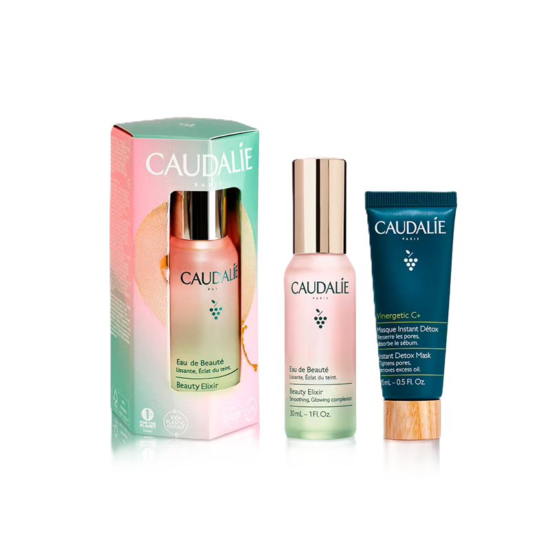 Caudalie Purifying & Glow Duo Set for Radiant Skin