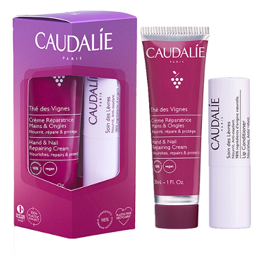 Caudalie The Des Vignes Hand and Lip Care Duo Set
