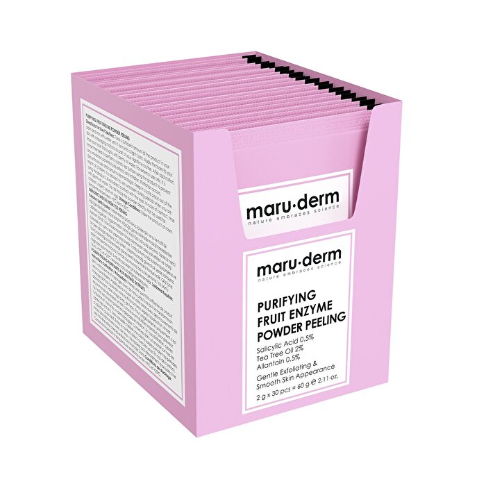Maruderm Exfoliating Powder Peel 60g - Gentle Salicylic Acid Formula | Skin Care