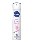 Nivea Fresh Flower Women's Deodorant Spray 150ml - Long-Lasting Protection | Floral Scent