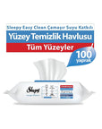 Sleepy Surface Cleaning Wipes - 100 Count | Non-Residue Formula