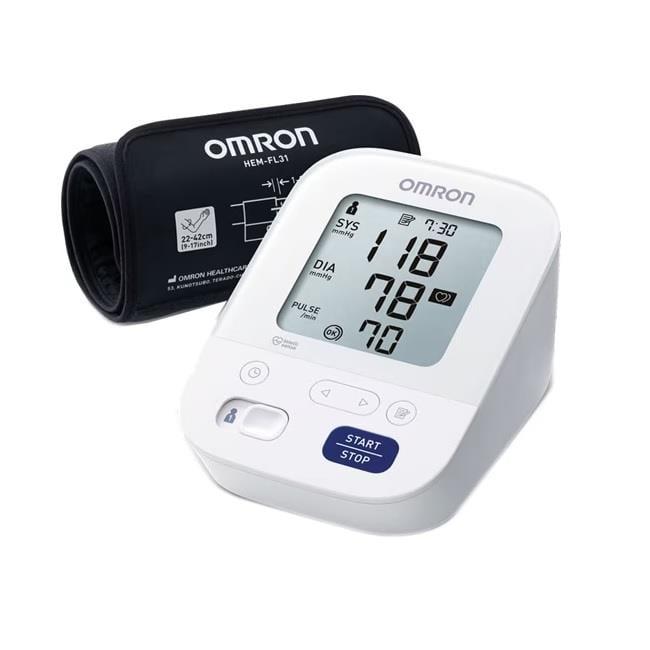 Omron M3 Comfort Digital Blood Pressure Monitor with Smart Cuff & Irregular Heartbeat Detection Omron M3 Comfort Blood Pressure Monitor - Accurate & Clinically Validated Omron M3 Comfort, Digital Blood Pressure Monitor, Smart Cuff Blood Pressure Monitor, Irregular Heartbeat Detection, Clinically Validated Blood Pressure Monitor, Blood Pressure Tracker, Health Monitoring, Cardiovascular Health, Hypertension Management