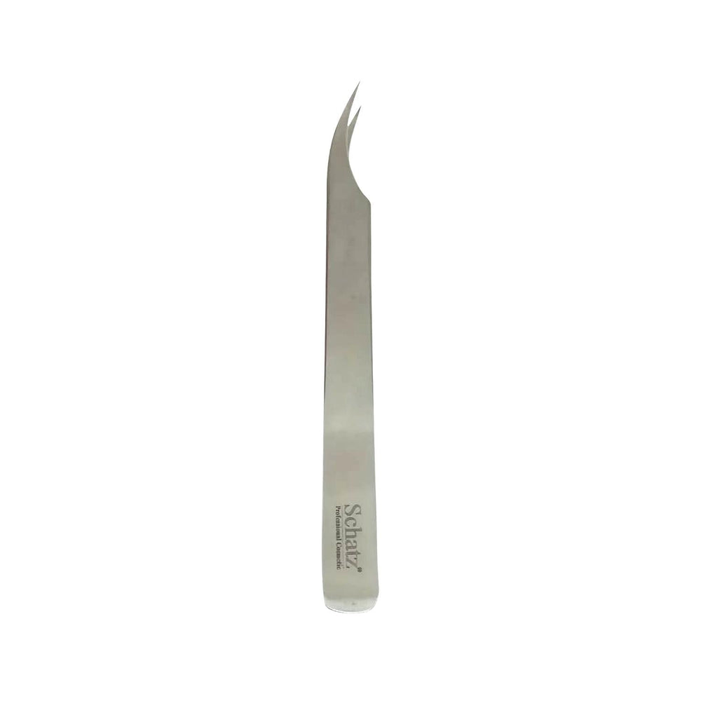 Schatz Professional Eyelash Tweezers No:4 - High-Quality Stainless Steel for Precise Application - image 4
