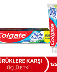 Colgate Triple Action Toothpaste - 4.23 fl oz - Anti-Cavity, Whitening, Fresh Breath - Toothpaste
