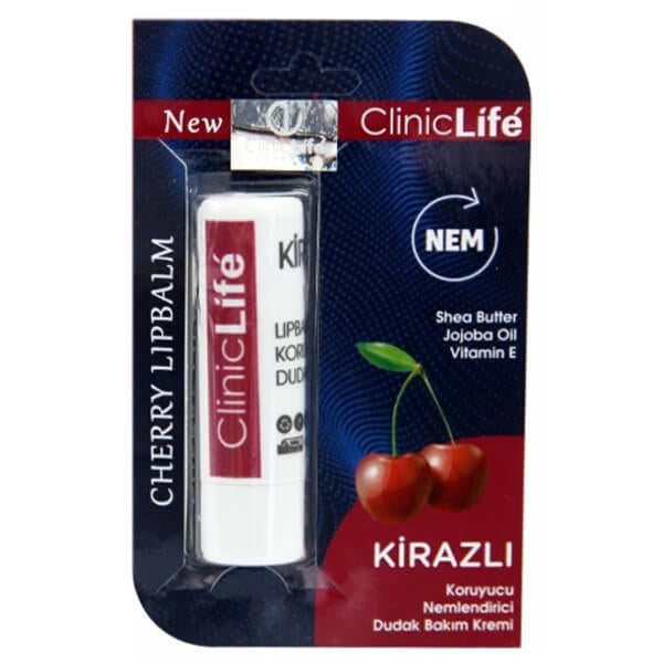 Clinic Life Cherry Lip Balm for Soft Hydrated Lips