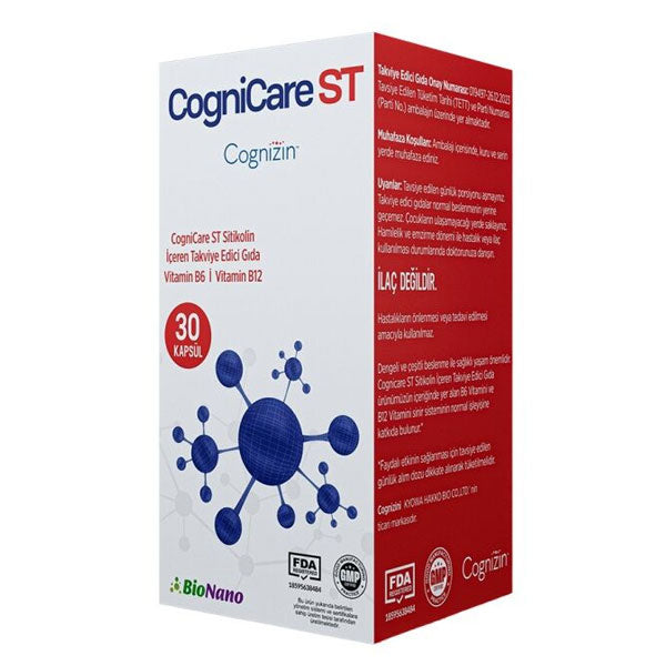 Bionano Cognicare St Citicoline Supplement - 30 Capsules