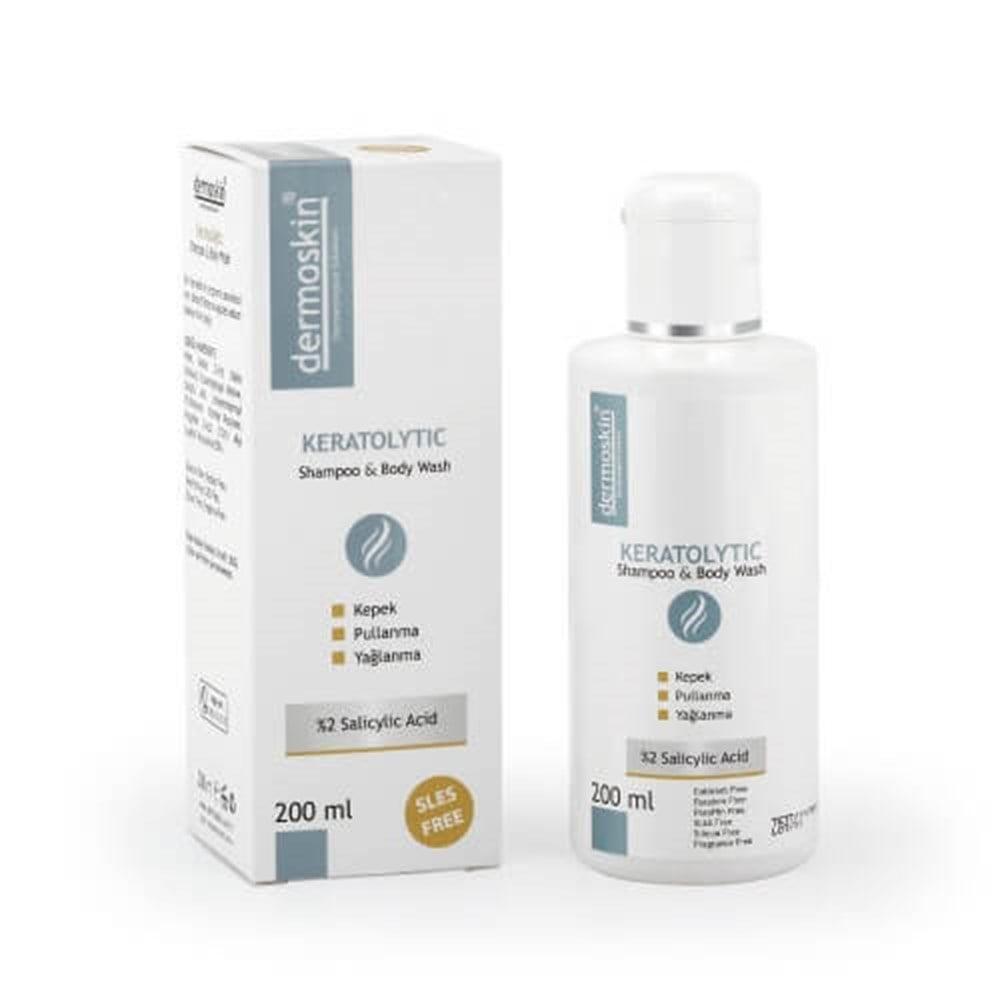 Dermoskin Keratolytic Shampoo and Body Wash 200ml - Anti-Dandruff Care for Sensitive Scalp - image 2
