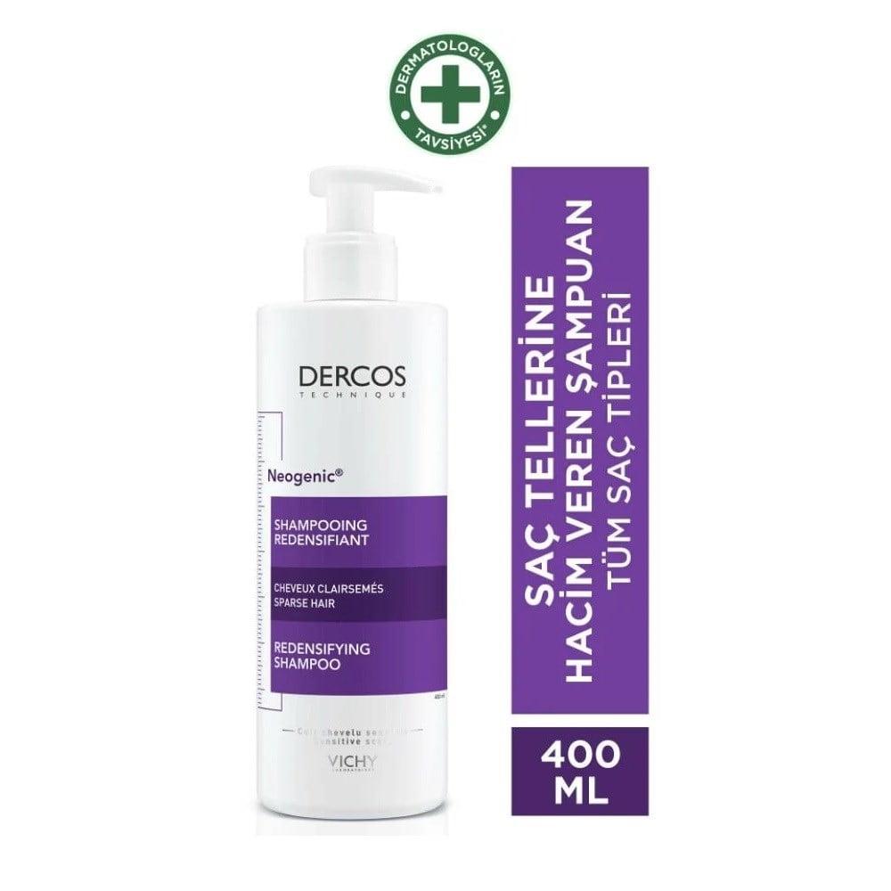 Vichy Dercos Neogenic Hair Thickening Shampoo for Limp Hair - 400ml Volume Enhancing Formula Vichy Dercos Neogenic Hair Thickening Shampoo 400ml Vichy Dercos Neogenic, Hair Thickening Shampoo, Volume Enhancing Shampoo, Shampoo for Limp Hair, Hair Care for Thinning Hair, hair thickening, volume enhancing, limp hair solution, hair care, shampoo, Vichy, hair density, hair volume, healthy hair
