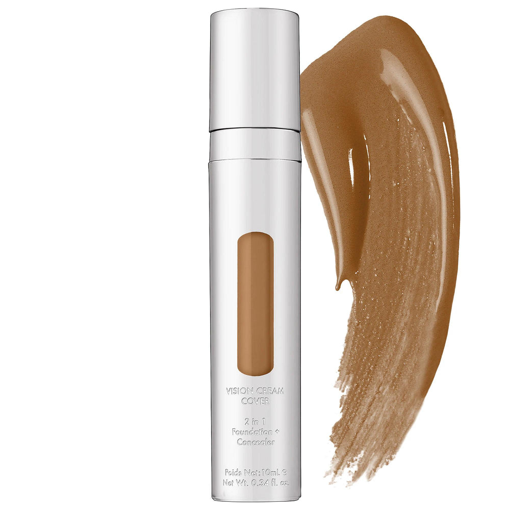 Vision Cream Cover Adjustable Foundation & Concealer by Vision - Vegan, Gluten-Free Makeup with Natural Finish Vision Cream Cover Foundation & Concealer - Vegan, Natural Finish adjustable foundation, concealer hybrid, natural finish makeup, vegan makeup, gluten-free cosmetics, clean beauty products, cruelty-free, full coverage, cream foundation, skincare-infused makeup, sensitive skin friendly, ethical beauty, makeup for daily use, special occasion makeup