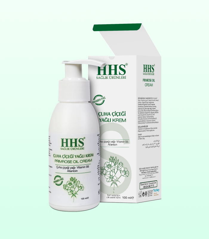 HHS Evening Primrose Oil Cream 100 ml | Paraben-Free | Soothing & Nourishing Care