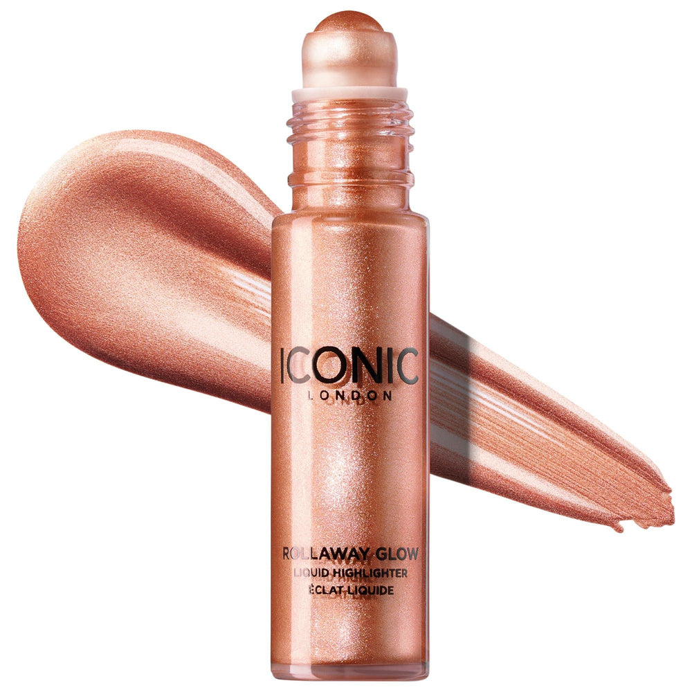 Rollaway Glow - Vegan Liquid Highlighter with Roll-On Applicator for Natural Dewy Glow, Cruelty-Free & Easy to Use Vegan Liquid Highlighter for Dewy Glow - Rollaway Glow liquid highlighter, vegan highlighter, cruelty-free highlighter, roll-on highlighter, natural glow highlighter, makeup, face makeup, highlighter, vegan beauty products, cruelty-free beauty, easy to use highlighter, natural dewy glow, radiant glow, soft-focus glow, weightless highlighter, compact highlighter, on-the-go makeup, beauty essenti