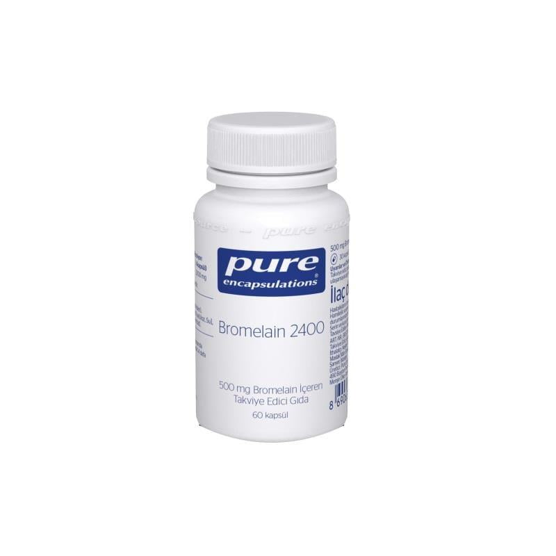 Pure Bromelain 2400 Digestive Support Supplement 60 Capsules