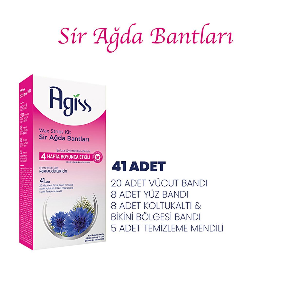Agiss Hair Removal Wax Strips: Body, Face, Bikini & Underarm - 41 Strips for Normal Skin - Long Lasting Smoothness Agiss Wax Strips: Hair Removal for Body, Face, Bikini - Normal Skin wax strips, hair removal, at home waxing, body wax strips, face wax strips, bikini wax strips, underarm wax strips, hair removal for normal skin, blue st john's wort wax, agiss wax strips, hair removal strips, waxing strips, hair removal at home, waxing at home, hair removal for women, hair removal for men, body waxing, face wa