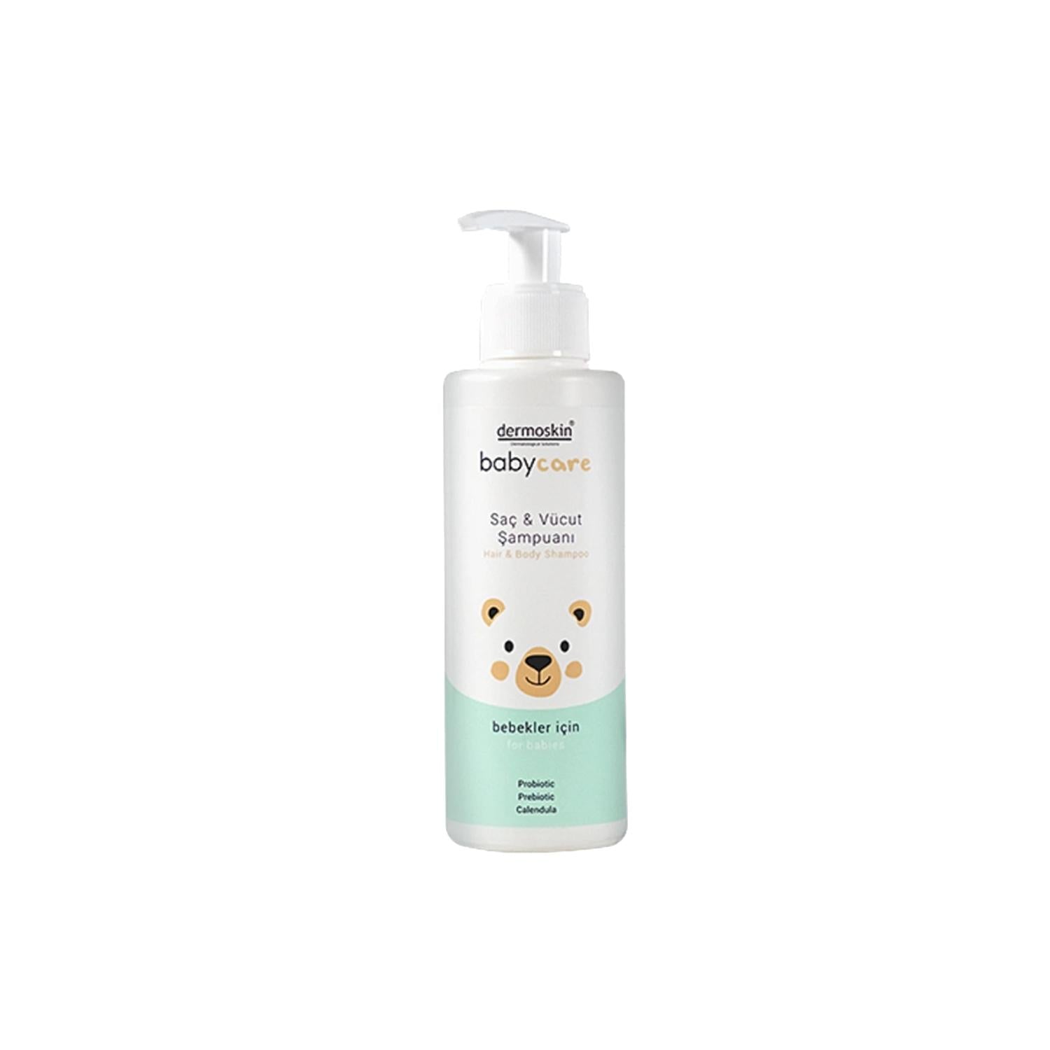 Dermoskin BabyCare Gentle Baby Shampoo & Body Wash for Sensitive Skin, 7.78 fl oz Dermoskin BabyCare Gentle Shampoo & Body Wash baby shampoo, gentle baby care, dermoskin babycare, baby hair and body wash, hypoallergenic baby products, sensitive skin care, dermatologically tested, baby hygiene, natural baby care, baby bath products