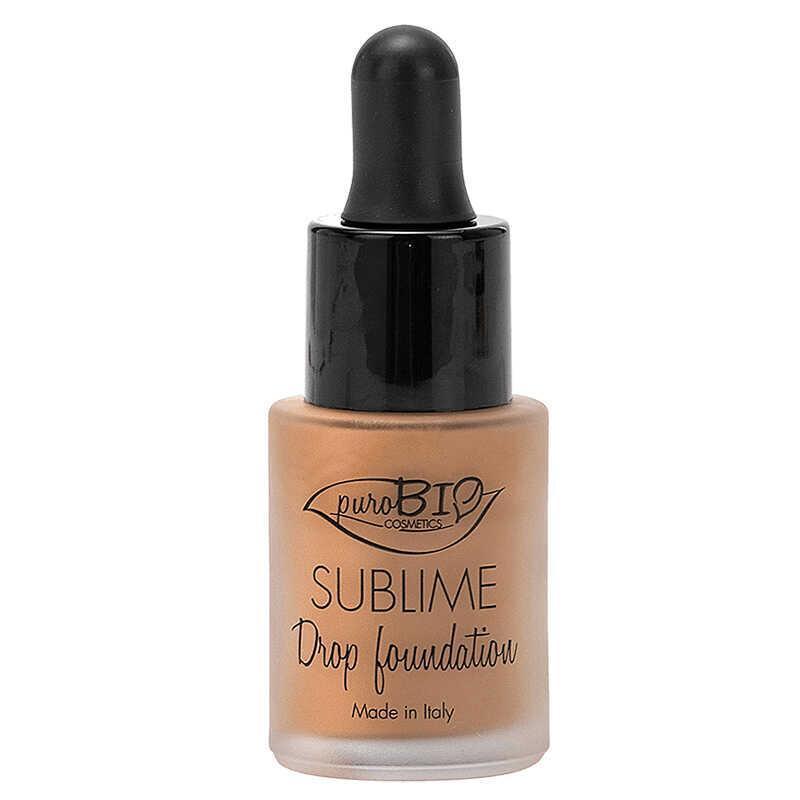 PuroBio Sublime Drop Foundation 02 - Natural Mineral Foundation for Flawless Skin with Antioxidant Benefits - Foundation