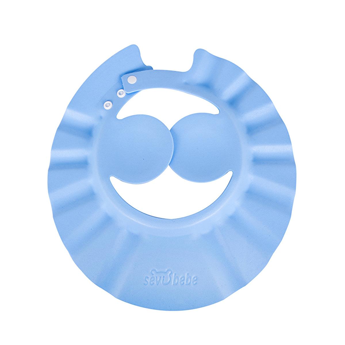 Sevi Bebe Baby Bath Cap - Soft Eva Material, Adjustable Size for Comfort & Safety Sevi Bebe Baby Bath Cap - Soft & Adjustable baby bath cap, shampoo protector, baby bathing accessories, adjustable baby bath cap, soft Eva baby bath cap, baby care, baby safety, bath time accessories, baby comfort