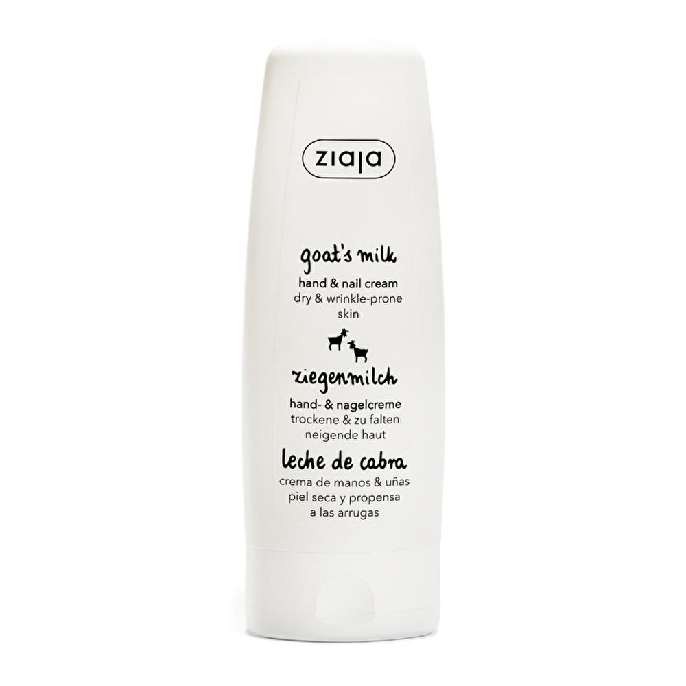 Ziaja Goat's Milk Hand and Nail Cream - Natural Moisturizer for Dry Skin, Vegan & Eco-Friendly - Face Cream