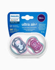 Philips Avent Ultra Air Pacifier for Girls 18M+ 2-Pack
