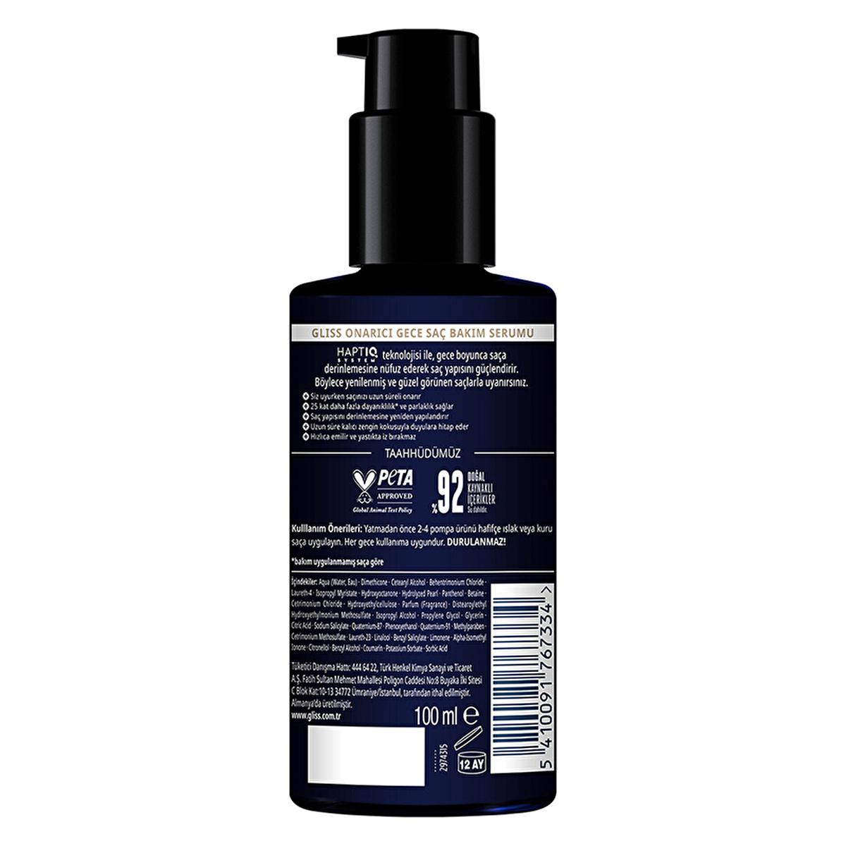 Gliss Night Elixir Repairing Night Hair Care Serum with HAPTIQ Technology - Overnight Hair Repair, Black Pearl Extract, 3.38 fl oz Gliss Night Elixir Hair Serum for Damaged Hair Repair Gliss Night Elixir, Repairing Night Hair Care Serum, HAPTIQ System Technology, Damaged hair repair, Black Pearl Extract hair care, Overnight hair serum, Hair Care Serum, Hair repair products, Hair nourishment, Dry hair care, Damaged hair solution