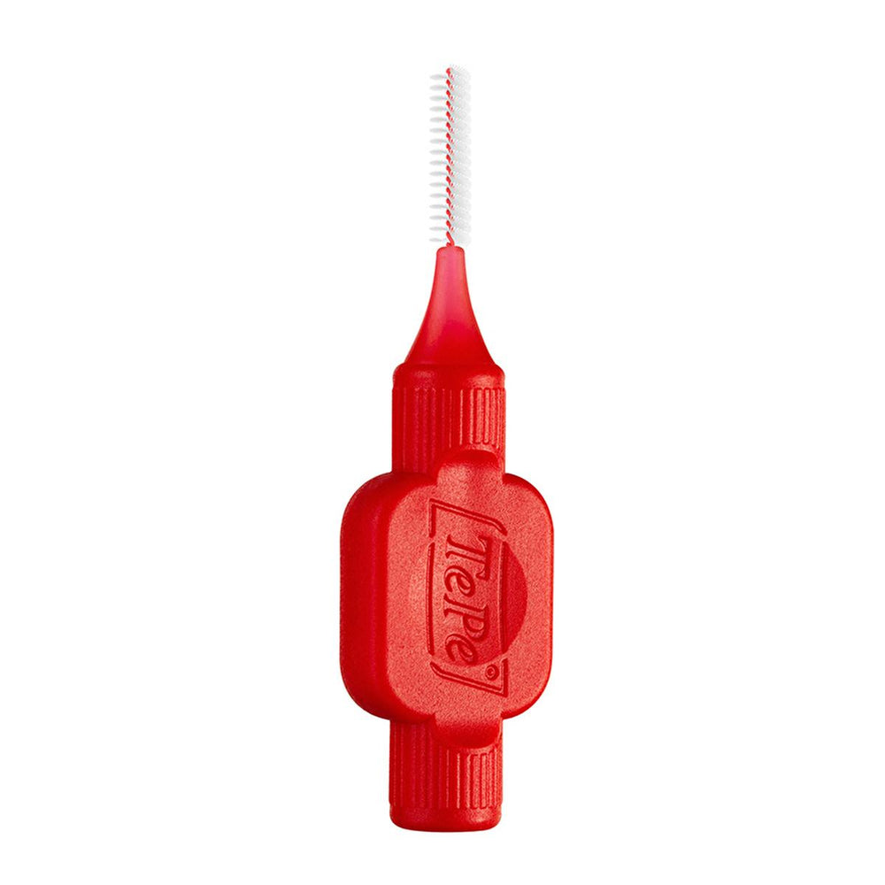Tepe Interdental Brush 0.5mm Red - Pack of 6 for Effective Oral Hygiene - Toothpaste