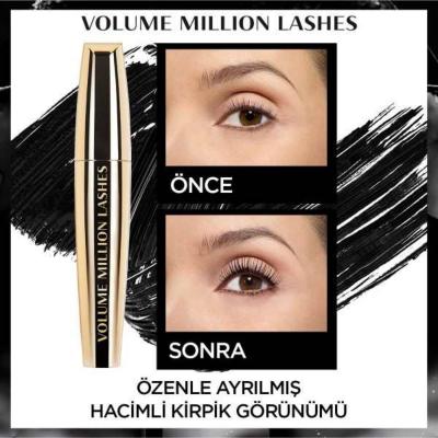 Loreal Paris Volume Million Lashes Mascara - Volumizing, Curling, Long-lasting Mascara for Fuller Lashes Loreal Paris Volume Million Lashes Mascara - Volumizing & Curling Loreal Paris Volume Million Lashes Mascara, Volumizing Mascara, Curling Mascara, Long-lasting Mascara, Biotin and Keratin Mascara, Mascara, Eye Makeup, Cosmetics, Beauty Products, Makeup Essentials, Lash Enhancement, Fuller Lashes, Defined Lashes, Nourishing Mascara