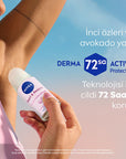 Nivea Women's Roll-on Deodorant Pearl & Beauty - Long Lasting Anti-Perspirant Protection Nivea Pearl & Beauty Deodorant - 72hr Protection Nivea Deodorant, Women's Roll-on Deodorant, Pearl & Beauty Deodorant, Long-lasting Deodorant, Anti-perspirant Deodorant, Sensitive Skin Deodorant, Natural Ingredients, Alcohol-Free, Non-Sticky Deodorant, Dermatologically Tested, Women's Personal Care, Underarm Care, Freshness, Confidence, Daily Use, Active Lifestyle