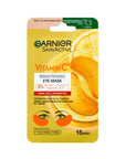 Garnier Brightening Eye Mask with Vitamin C & Hyaluronic Acid - Dermatologically Tested, Brightens Under-Eye Area - view 3