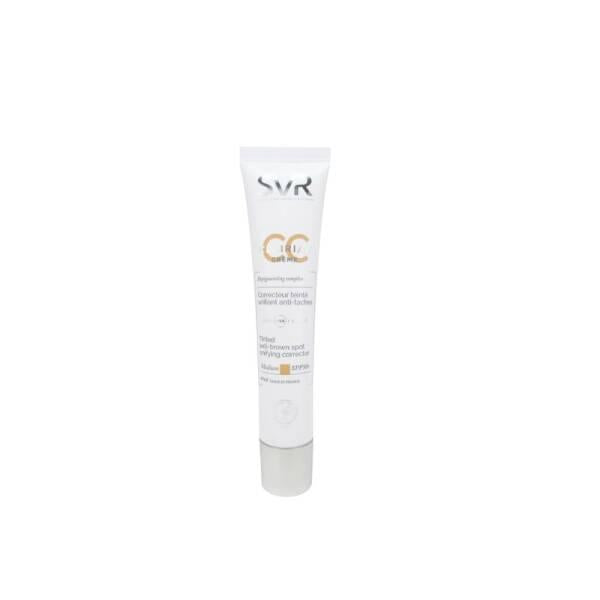SVR Clairial CC Cream SPF50+ Medium - Broad-Spectrum Sun Protection & Coverage SVR Clairial CC Cream SPF50+ - Best Sun Protection & Coverage CC Cream, SPF50+ sunscreen, Non-comedogenic skincare, Broad-spectrum sun protection, Skin tone correction, Sun damage protection, Anti-aging skincare, Lightweight skincare, Sensitive skin friendly, Skincare for hyperpigmentation