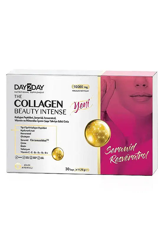 Day2Day The Collagen Beauty Intense Strawberry 30 Sachets